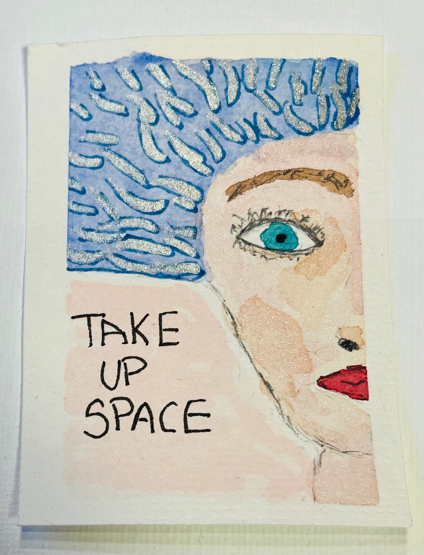 ACEO - Feminist Profile: Take Up Space