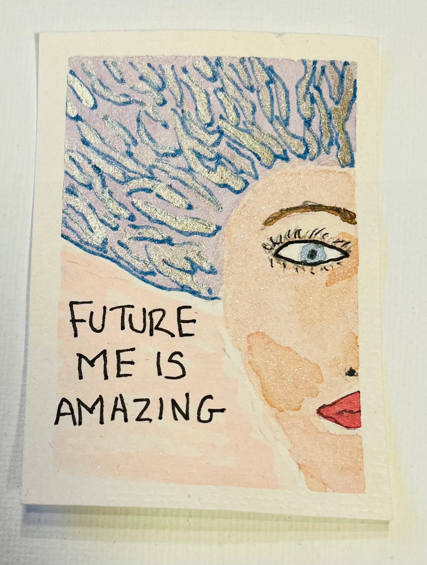 ACEO - Feminist Profile: Future Me Is Amazing